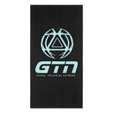 GTN Classic Premium Towel Large - Black & Turquoise